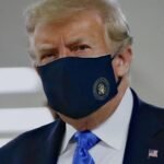 Trump with mask