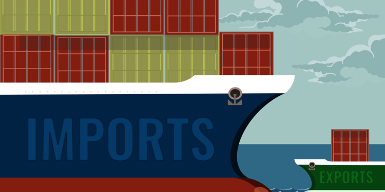 Trade deficit of the United States rises to its highest level in 14 years high