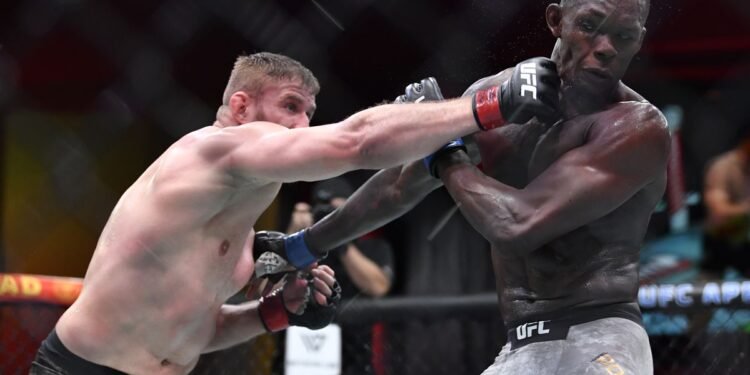 Blachowicz Ends Israel Adesanya’s 20-Fight Unbeaten Run