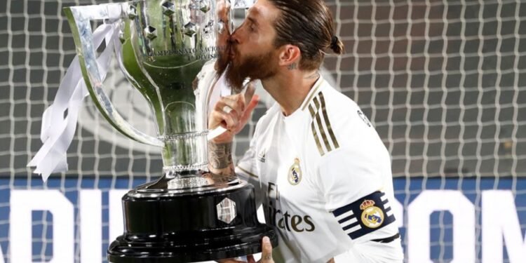 Sergio Ramos Leaves Santiago Bernabeu with 22 Trophies