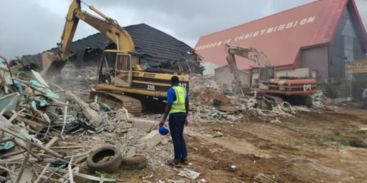 Persons trapped as three-storey building collapses in Abuja