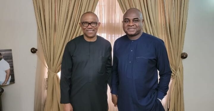 Collaboration between Peter Obi and Kingsley Moghalu hinted at a meeting between the two