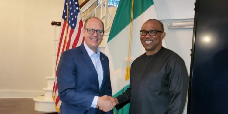Peter Obi meets Consul-General of the U.S in Nigeria