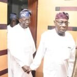 2023: Tinubu meets Obasanjo behind closed-doors in Ogun