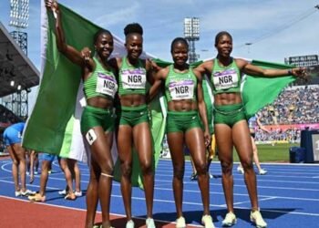 Nigeria’s Women quartet led by Tobi Amusan win Gold in 4x100m relay, sets African Record
