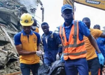 Seven-storey building collapses in Lekki area of Lagos