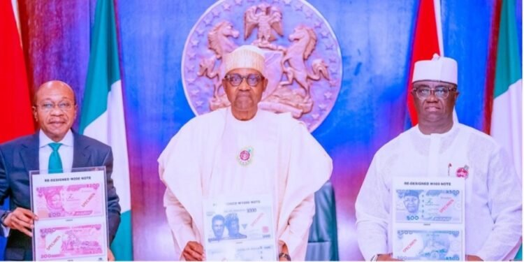 Buhari unveils new naira notes