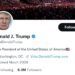 President Donald Trump reinstated on Twitter