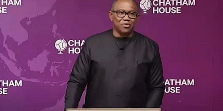 Chatham House: Over 60,000 watch Peter Obi speak, promises to address sources of agitation, insecurity
