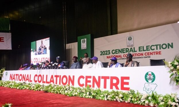 Agents of LP, PDP and others Stage Walkout from  2023 Presidential Election results Collation