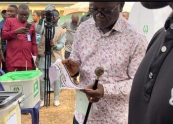 Ortom votes Obi, BVAS fails to Accredit Wike as Voting continues across the country