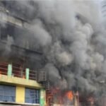 Fire guts parts of Balogun Market in Lagos