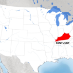 Kentucky on US Map