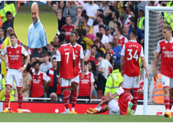 Arsenal’s title hopes in Tatters as they get beaten 3-0 at home