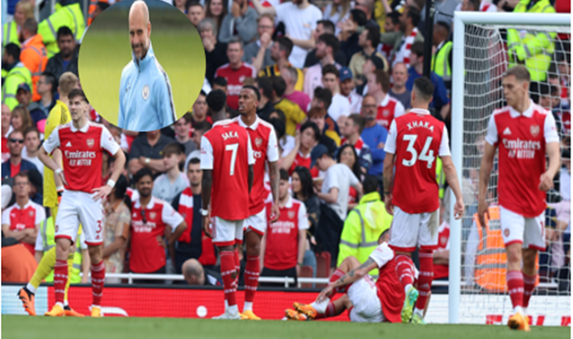 Arsenal’s title hopes in Tatters as they get beaten 3-0 at home