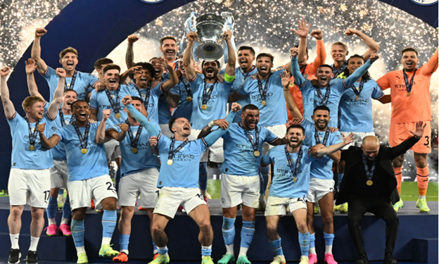 Manchester City win UEFA Champions League, complete treble