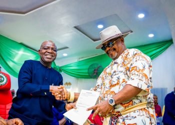 Abia Gov Alex Otti swears in 17 ‘selected’ Transition Council Chairmen/Mayors