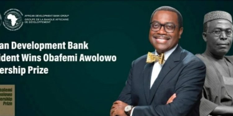 African Development Bank President Wins Obafemi Awolowo Leadership Prize