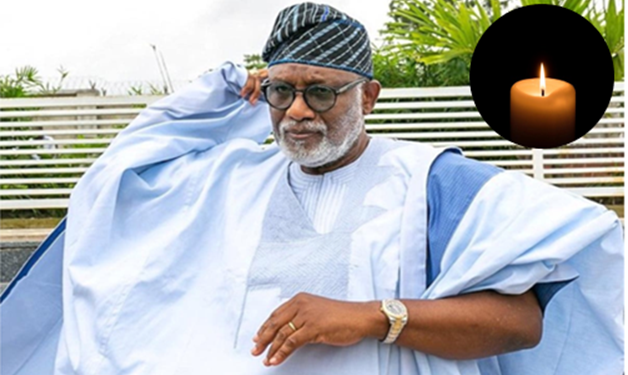 Governor Akeredolu of Ondo state is dead