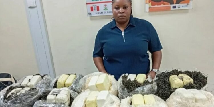 NDLEA arrests Qatar-bound woman with 10.7kg of cannabis concealed in African salad and dried vegetables